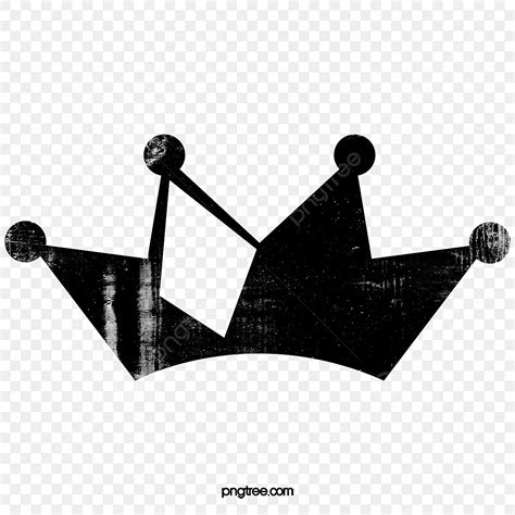 Black Crown Silhouette PNG Images, Black Crown, Crown Drawing, Crown ...