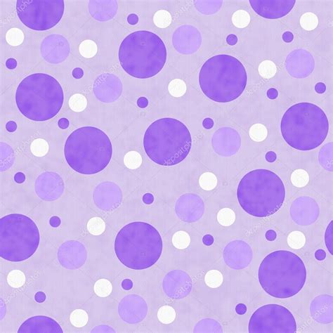 Purple and White Polka Dot Fabric Background — Stock Photo © karenr ...