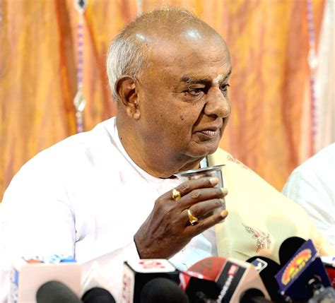 H D Deve Gowda's press conference