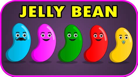 Jelly Bean Finger Family | Finger Family Nursery Rhymes | Jelly Bean ...