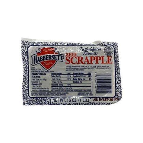 Habbersett Beef Scrapple (16 oz) - Instacart