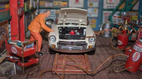 Vintage Garage Diorama 1/18 scale - DX Dioramas and Accessories ...