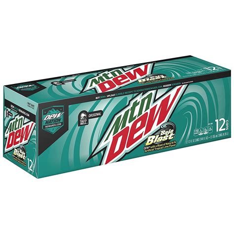 FRESH 12 Pk Mountain Dew Baja Blast - Soda Emporium