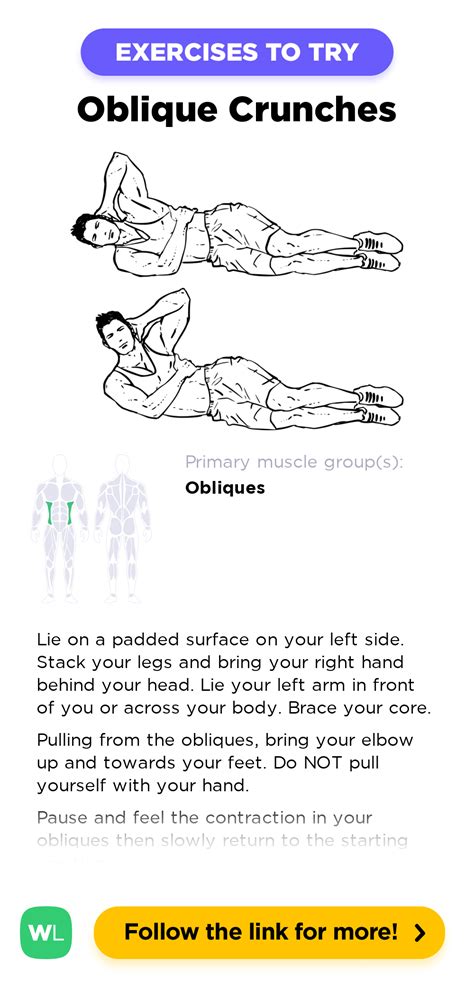 Side / Oblique Crunches – WorkoutLabs Exercise Guide