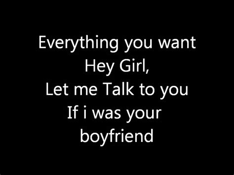 Justin Bieber Boyfriend Lyrics - YouTube