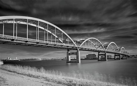 Mississippi River Bridge Photograph by Ray Congrove - Fine Art America