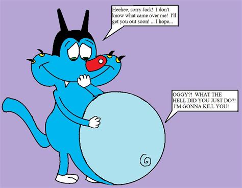 Oggy accidentally eats Jack by FootballLover on DeviantArt