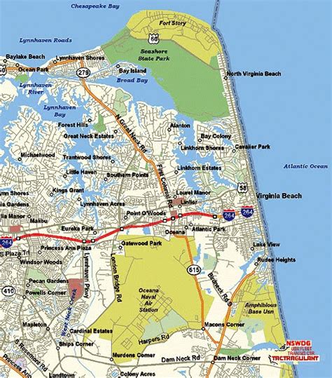 Virginia Beach Map - Free Printable Maps