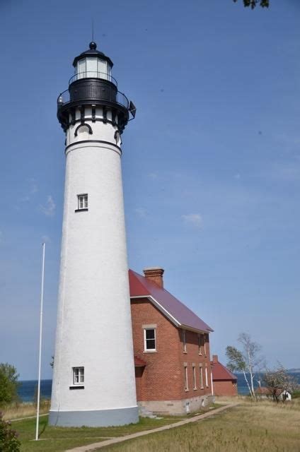 Au Sable Lighthouse on Lake Superior, Upper Peninsula, Michigan ...