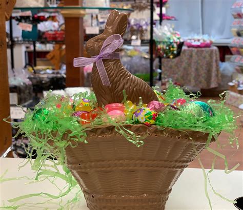 All Chocolate Oval Easter Basket - Dayton Homemade Chocolates & Gift ...