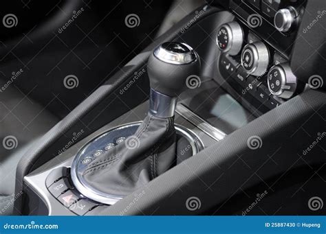 Auto Shift Car Gear Lever. Stock Photo - Image: 25887430