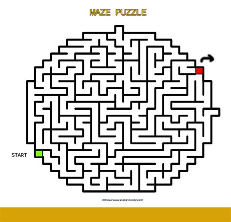 Maze puzzle