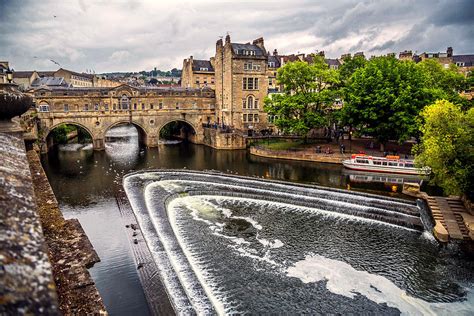 Pulteney Bridge Over The River Avon In Bath England Photograph by Micah ...