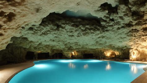 A natural cave with a pool - Amusement Logic