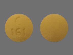 E 161 Pill Images (Yellow / Round)