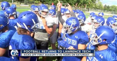 After 70 years, football back at Lawrence Tech