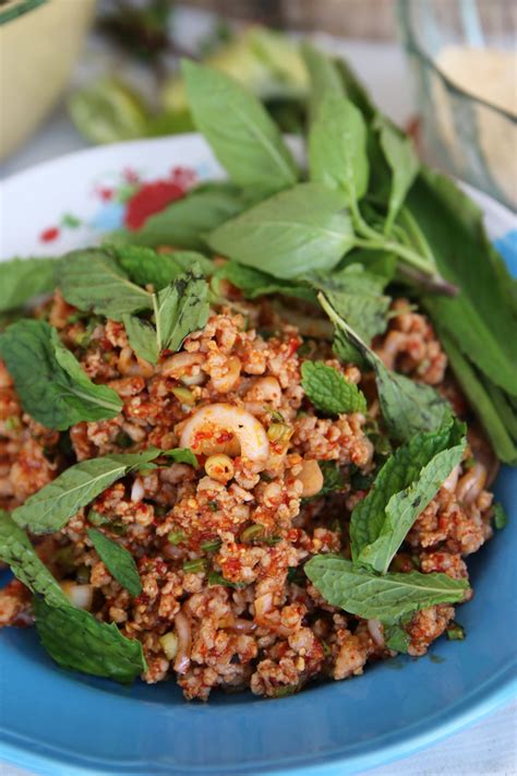 Thai larb recipe (larb moo ลาบหมู) - Authentic Thai Style