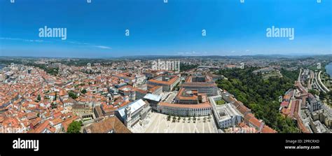 An aerial view of the University of Coimbra campus Stock Photo - Alamy