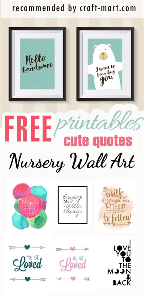 Printable Nursery Quotes