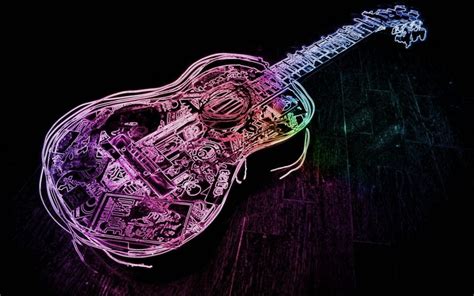 38 Abstract Guitar Wallpapers - Wallpaperboat