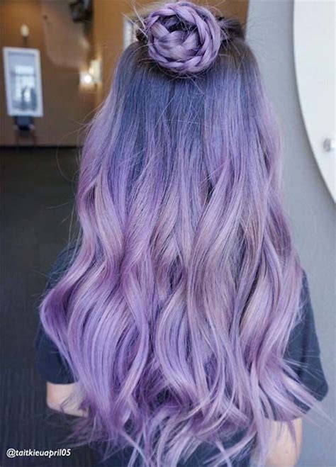 50 Lovely Purple & Lavender Hair Colors - Purple Hair Dyeing Tips ...