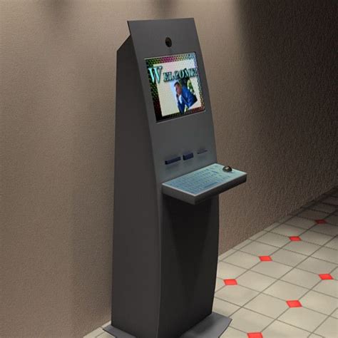 3D Pc Computer Kiosk Model - 3D Model | Kiosk, Starship design, Pc computer