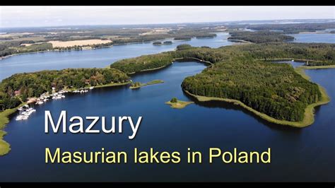 Mazury z lotu ptaka. Masurian Lakes 4K in Poland. Wakacje 2022 w Polsce ...