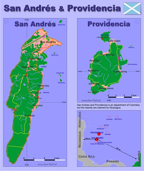 Map San Andrés and Providence - Popultion density by administrative ...