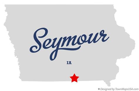 Map of Seymour, IA, Iowa