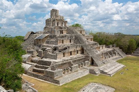 Main temple at Edzna, Campeche | Campeche, Archaeological site, Mayan ruins