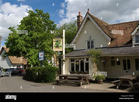 Grantchester Cambridgeshire UK The Green Man and the Red Lion pubs ...