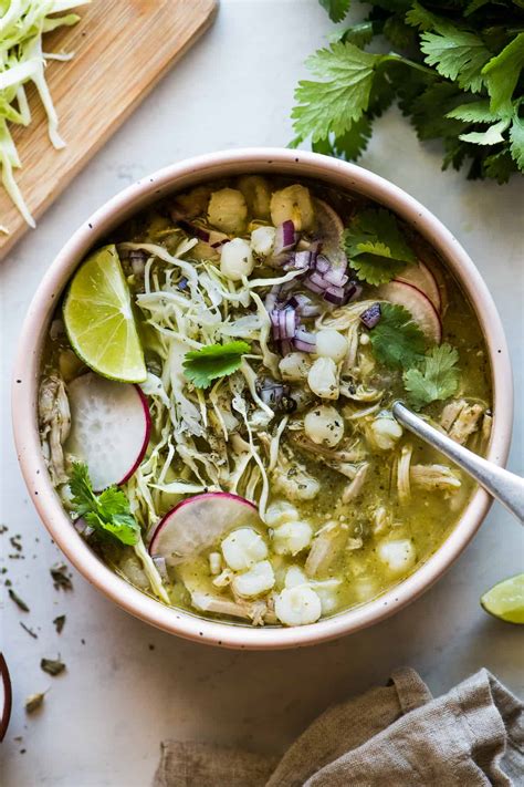 Authentic Mexican Green Pozole Recipe | Deporecipe.co