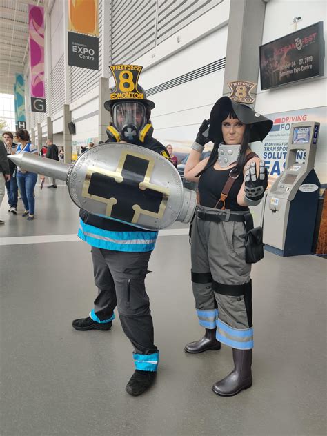 Fire Force Cosplay at a comic expo in my city : r/firebrigade