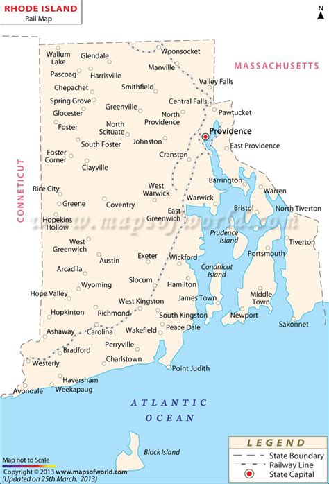 Rhode Island Railway Network Map | Map, Train route, Rhode island