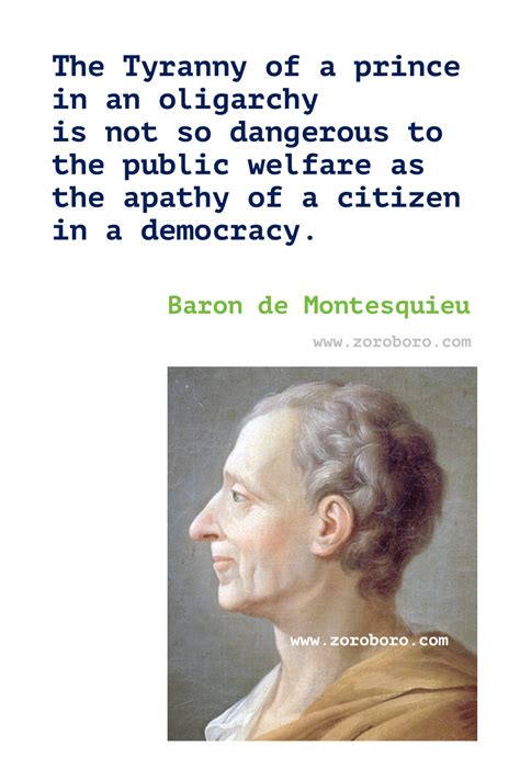 Baron de Montesquieu Quotes. Charles-Louis de Secondat. Democracy ...