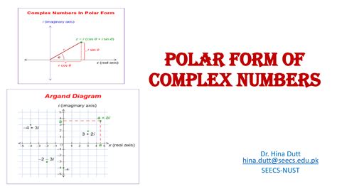 SOLUTION: Polar form of a complex number - Studypool