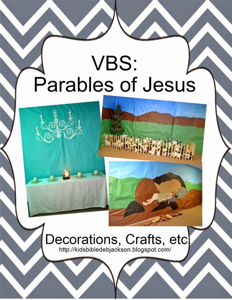 Parables of Jesus VBS | Parables of jesus, Bible parables, Vacation ...