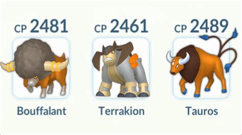 Triple BuLL (Bouffalant, Terrakion, Tauros) Team in ultra league ...