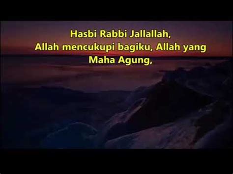 Zikir hasbi rabbi jallallah mp3 - mobgasw