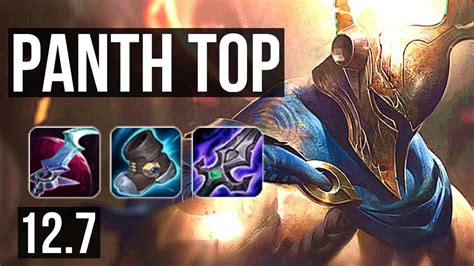 PANTHEON vs DARIUS (TOP) | 6 solo kills, 400+ games, 8/2/4 | EUW ...