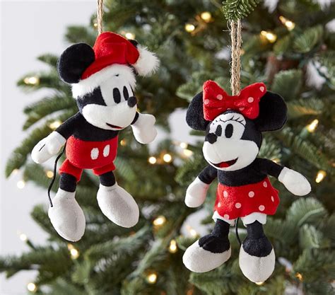 Disney Mickey Mouse Plush Ornaments | Pottery Barn Kids