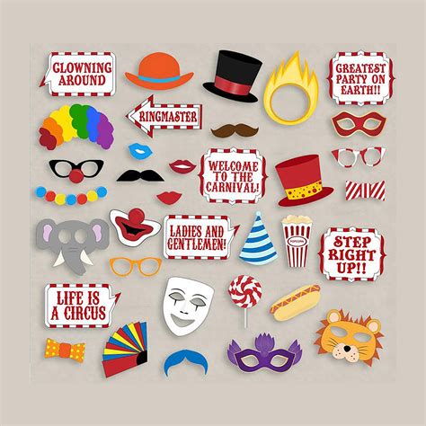 Circus Theme Props | Personalized Birthday Party Supplies for Kids ...