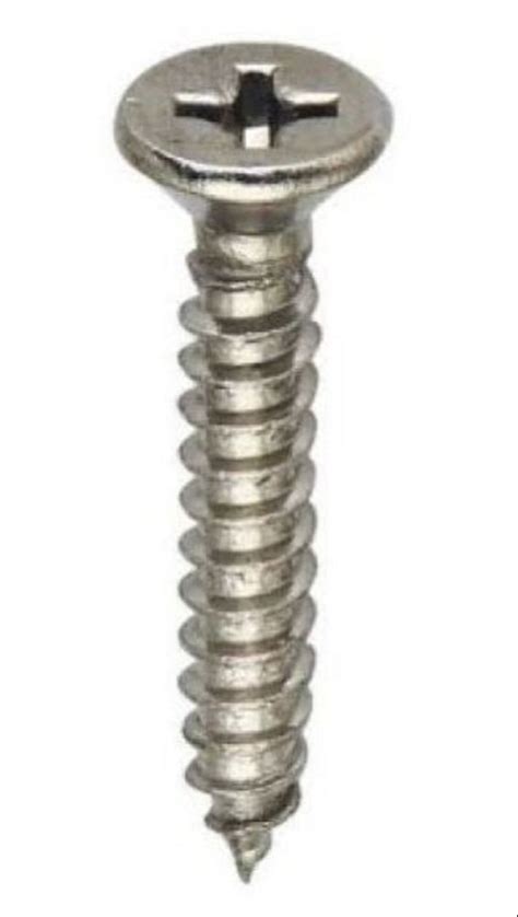 Round Full Thread 20mm Stainless Steel Screw, Material Grade: 202, Size ...