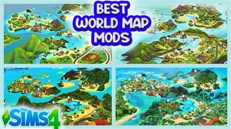 World Map Mods You Need In Your Game 🗺 The Sims 4 - YouTube