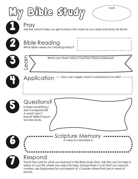 Free Printable Bible Study Guides - FREE PRINTABLE TEMPLATES