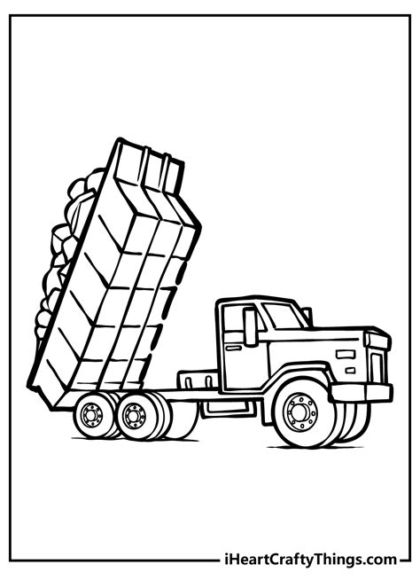 Dump Truck Coloring Pages To Print