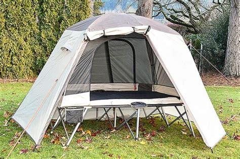 Timber Ridge 2 Person Quick Setup Full Fly Cot Tent Review | Best Tent ...