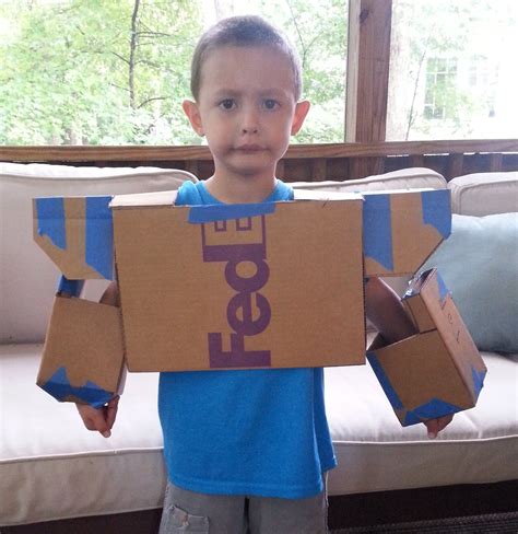 Cardboard Transformer Costume