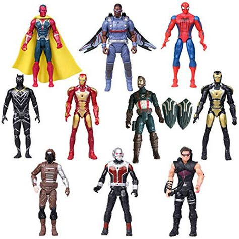 Superhero Adventures Ultimate Super Hero Set, 10 Collectible 6.7-Inch ...