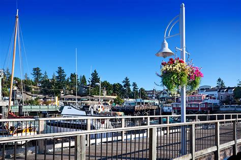 Friday Harbor ferry dock Photograph by Jo Ann Snover